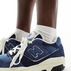 NEW BALANCE 550 Denim Blue Sneakers (Size: M 4.5/W 6) NWT